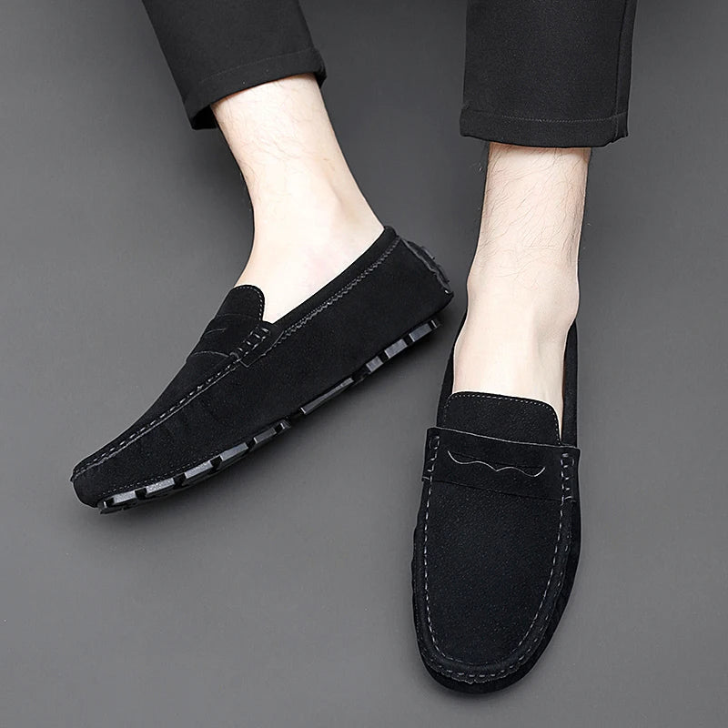 Mocasines tipo «boat» de ante