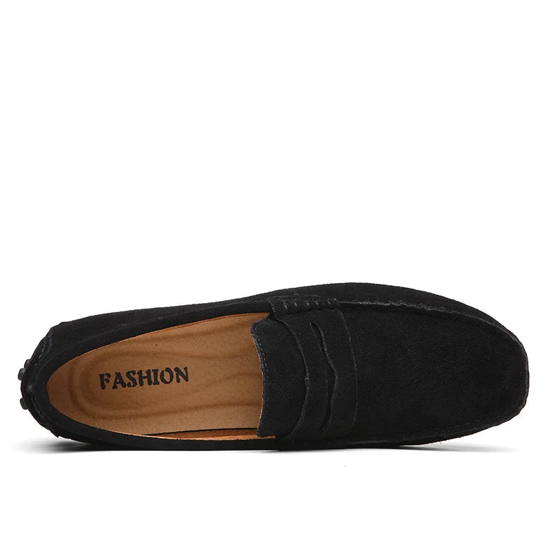 Mocasines informales de ante