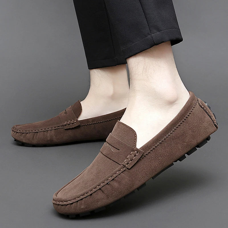 Mocasines tipo «boat» de ante