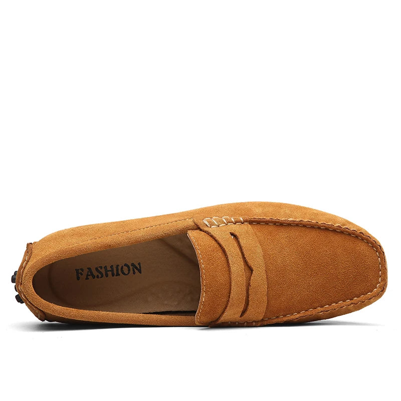 Mocasines informales de ante