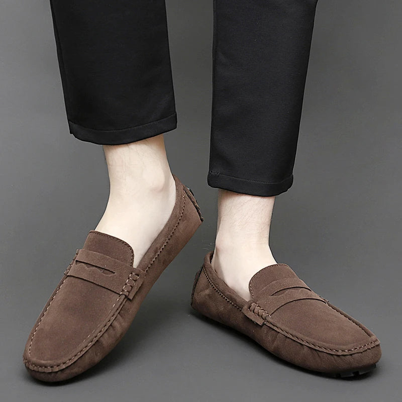 Mocasines tipo «boat» de ante
