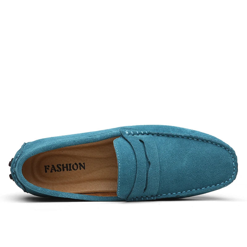 Mocasines informales de ante