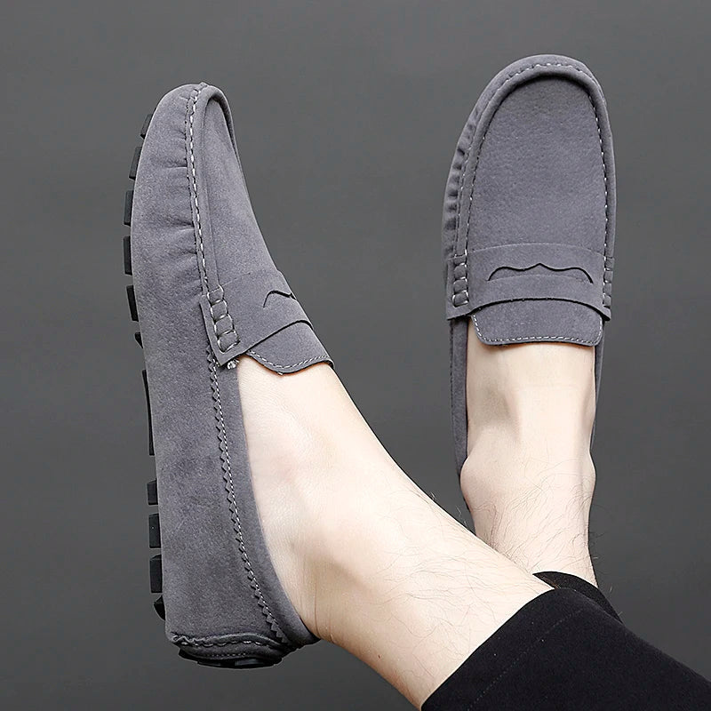 Mocasines tipo «boat» de ante