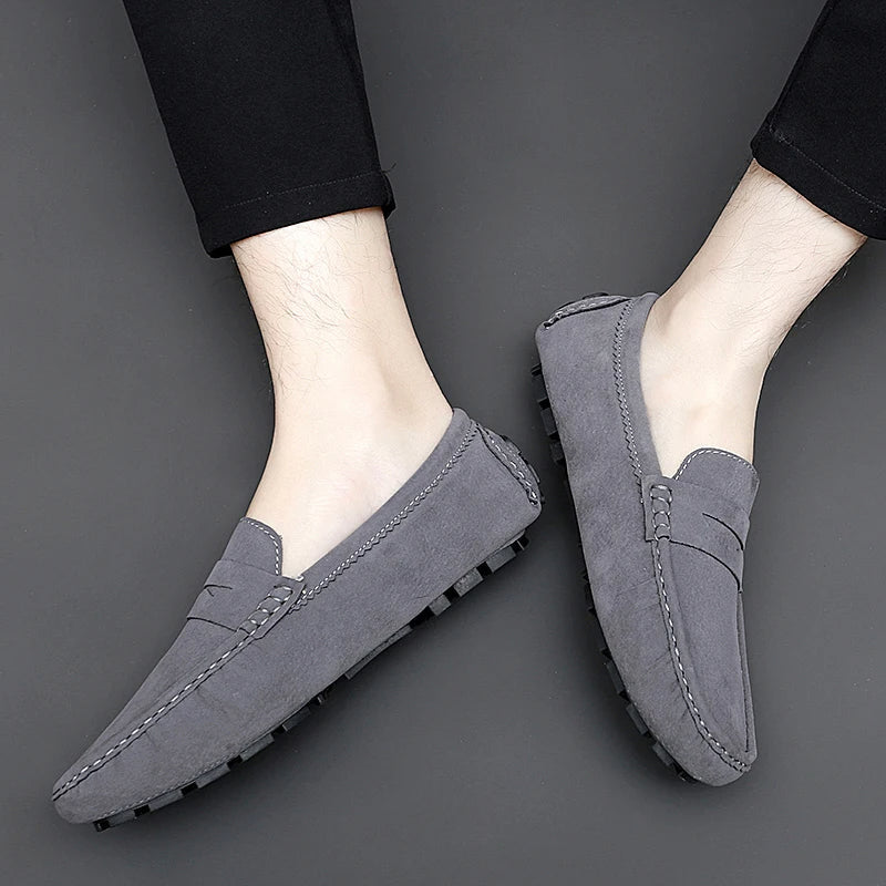 Mocasines tipo «boat» de ante