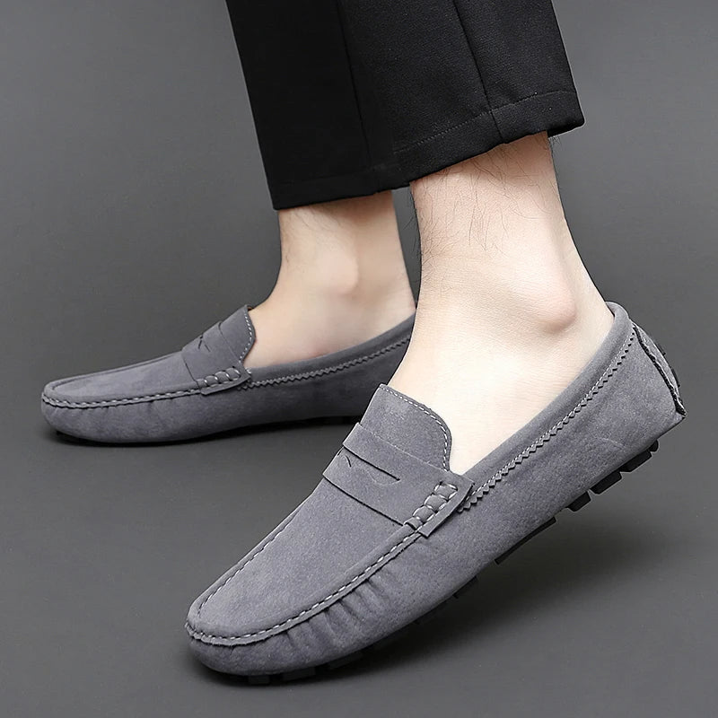 Mocasines tipo «boat» de ante