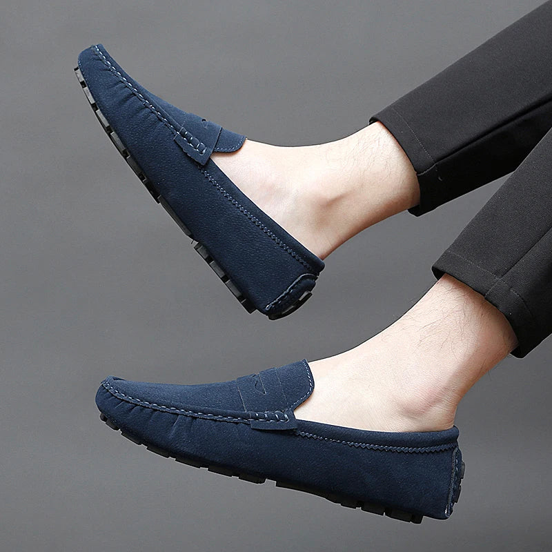 Mocasines tipo «boat» de ante