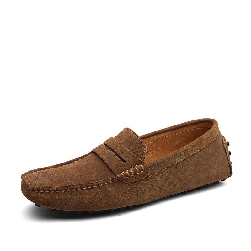 Mocasines informales de ante