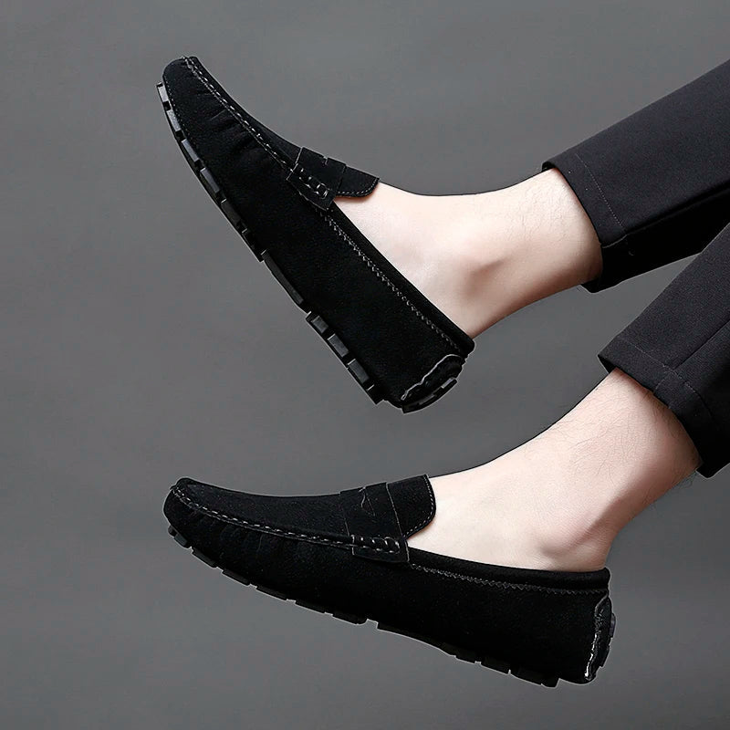 Mocasines tipo «boat» de ante