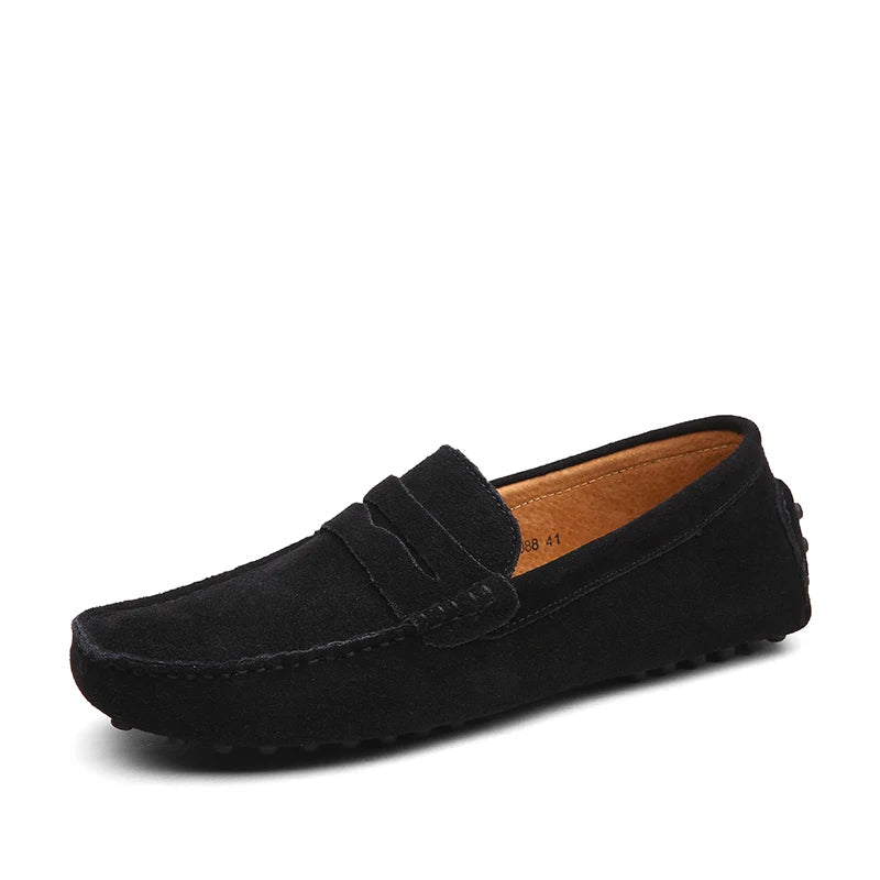 Mocasines informales de ante