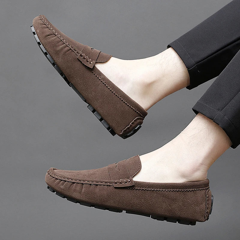 Mocasines tipo «boat» de ante