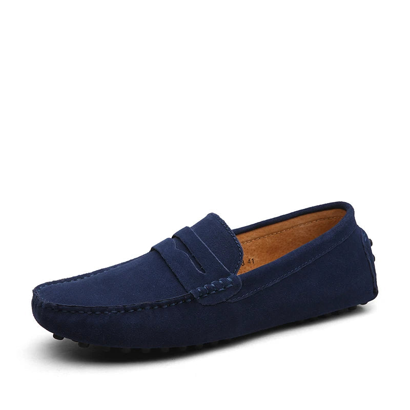 Mocasines informales de ante