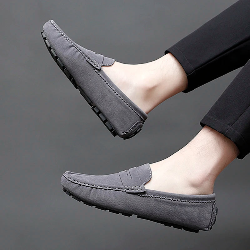 Mocasines tipo «boat» de ante