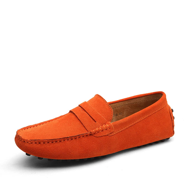 Mocasines informales de ante