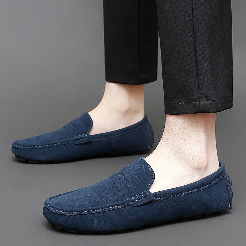 Mocasines tipo «boat» de ante