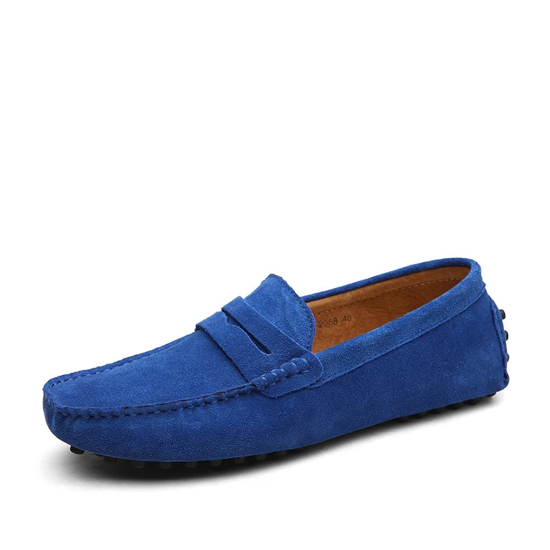Mocasines informales de ante
