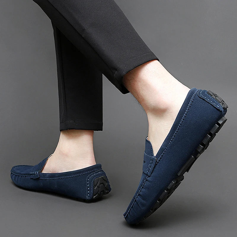 Mocasines tipo «boat» de ante