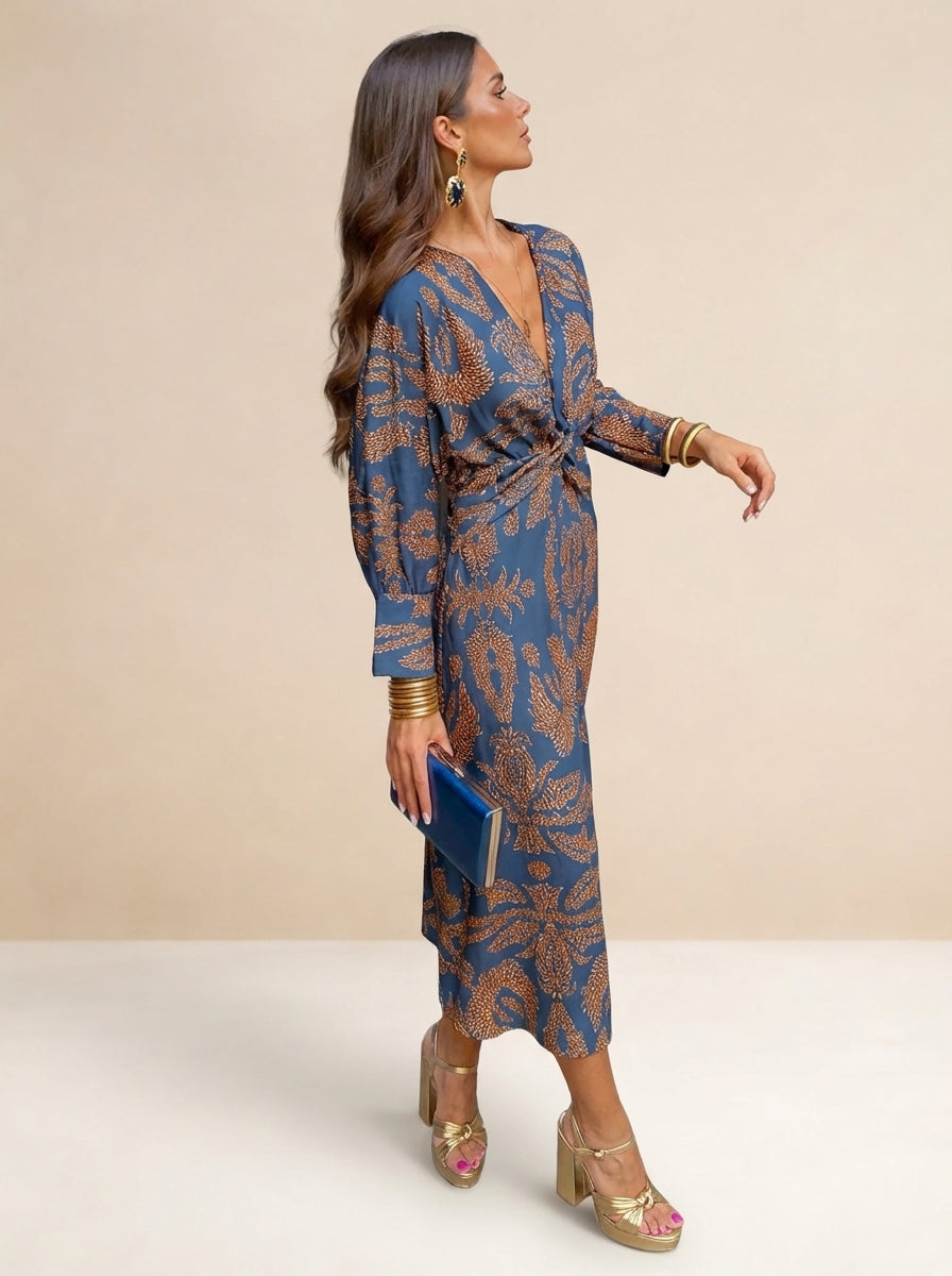 Celia™ – Vestido Recto Estampado