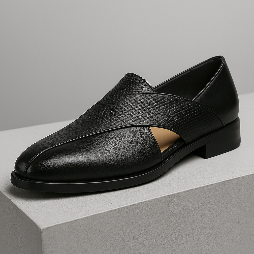 Mocasines de cuero de estilo vintage