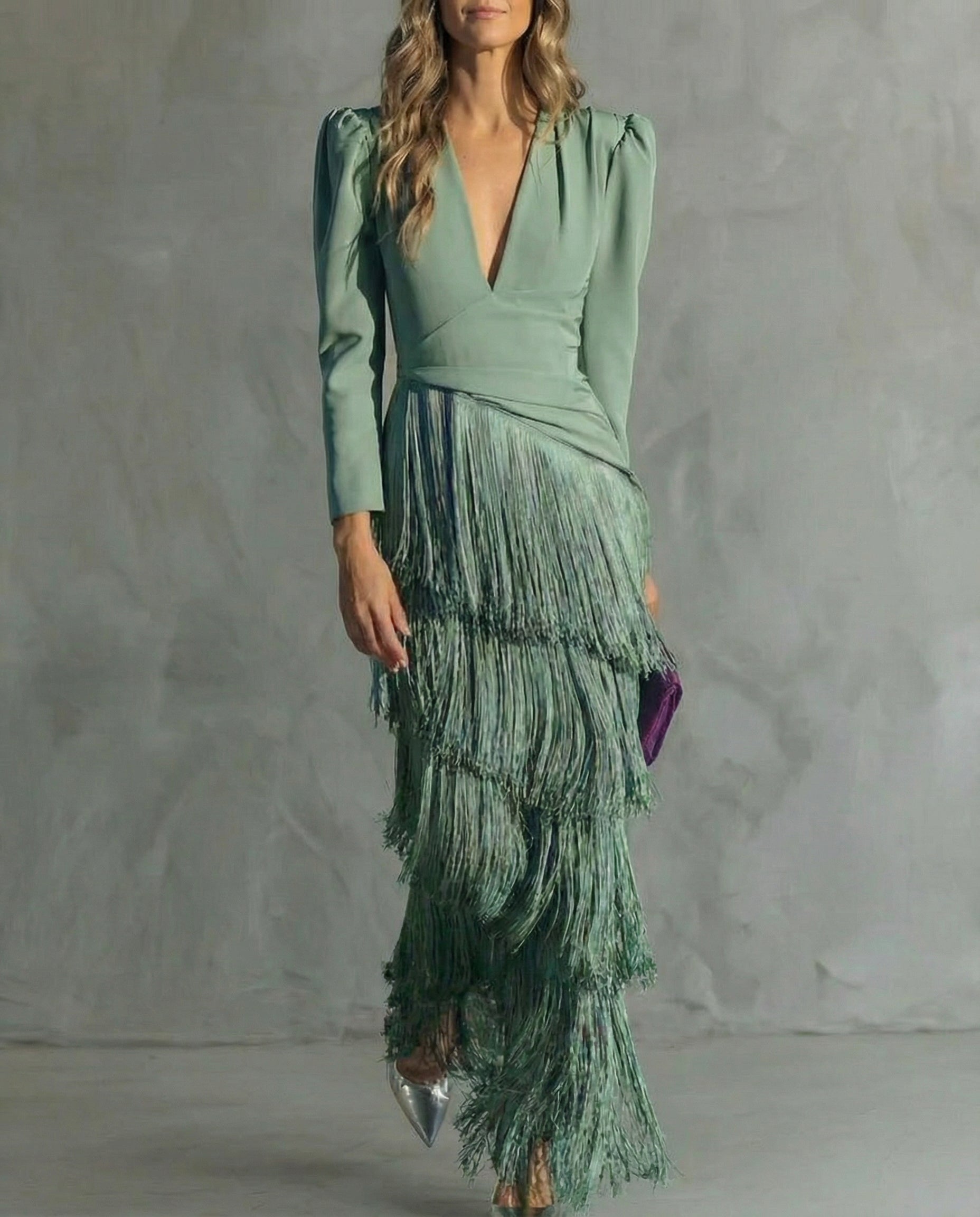Luna™ – Vestido Flecos Elegante