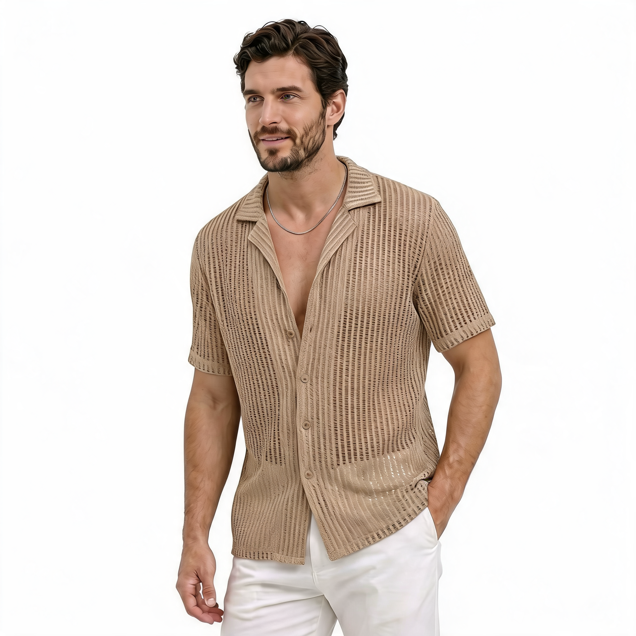 Leo™ – Camisa Texturizada