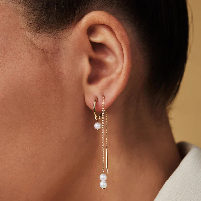 Alba™ – Pendientes Colgante Fino