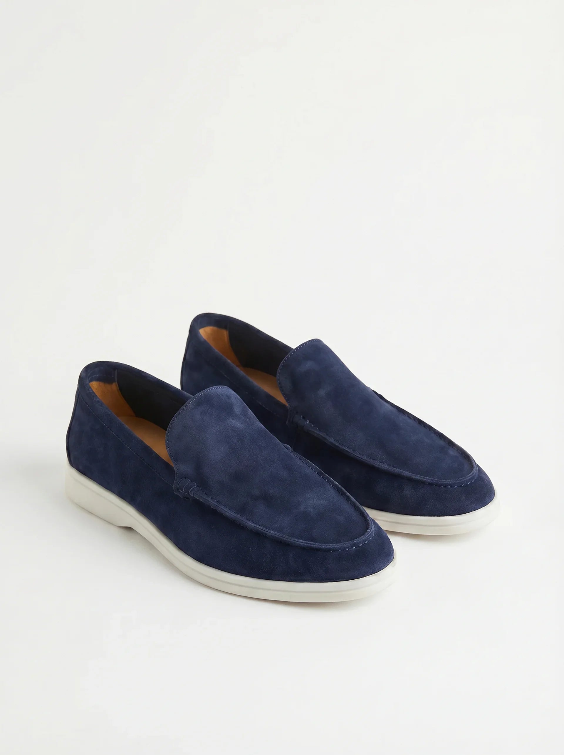 Mocasines elegantes de ante