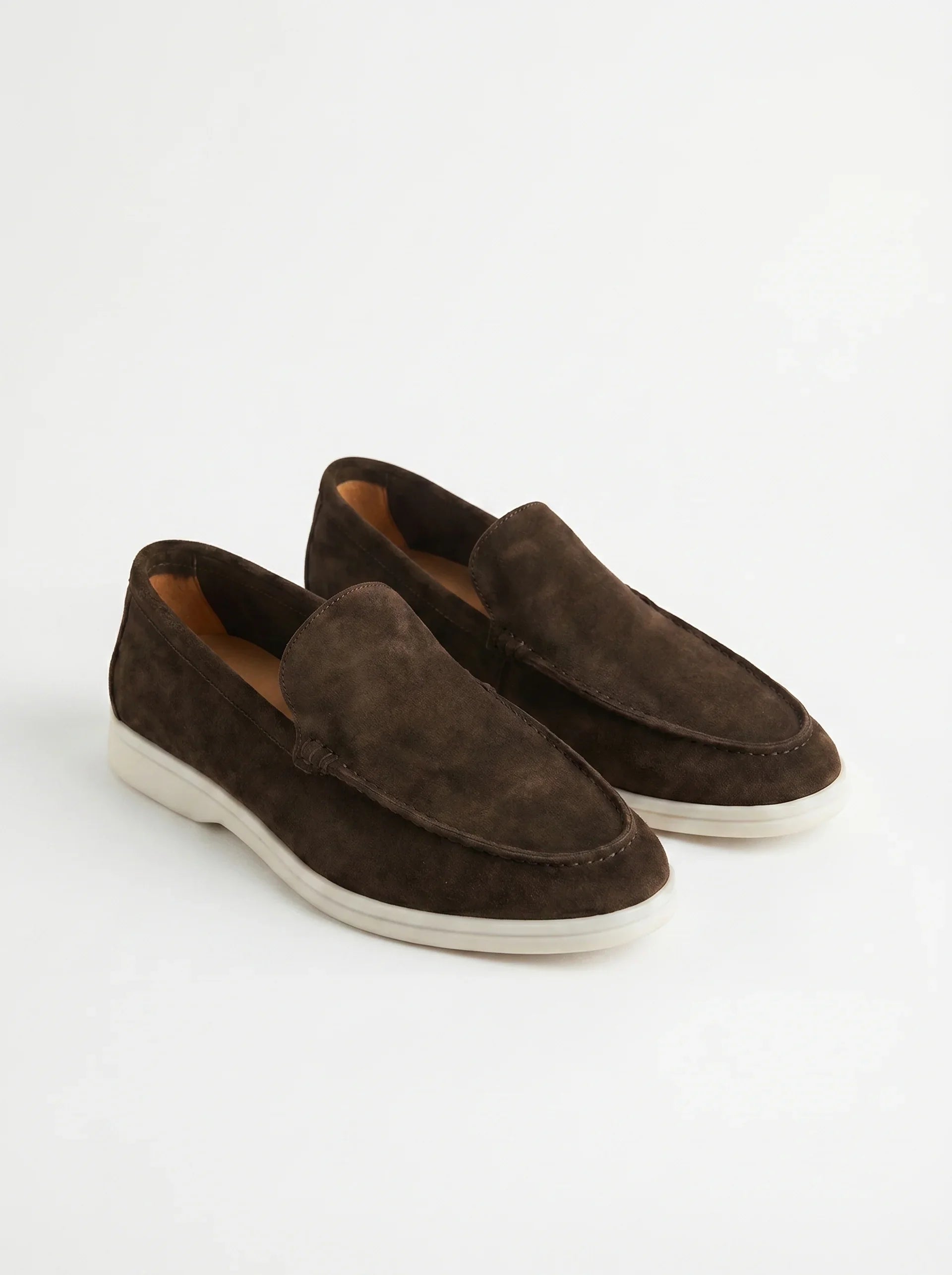 Mocasines elegantes de ante