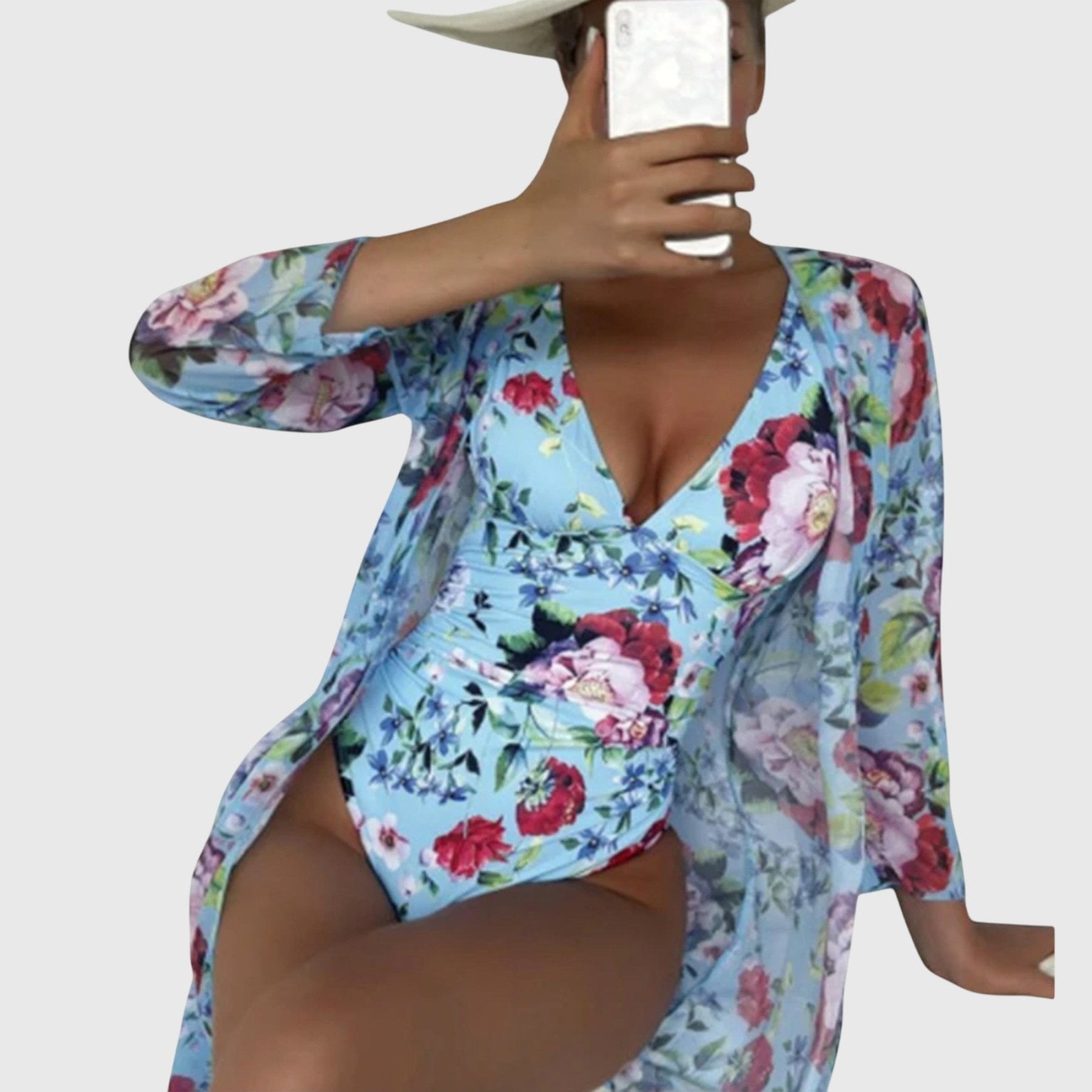 Luna™ – Bikini Floral Drapeado
