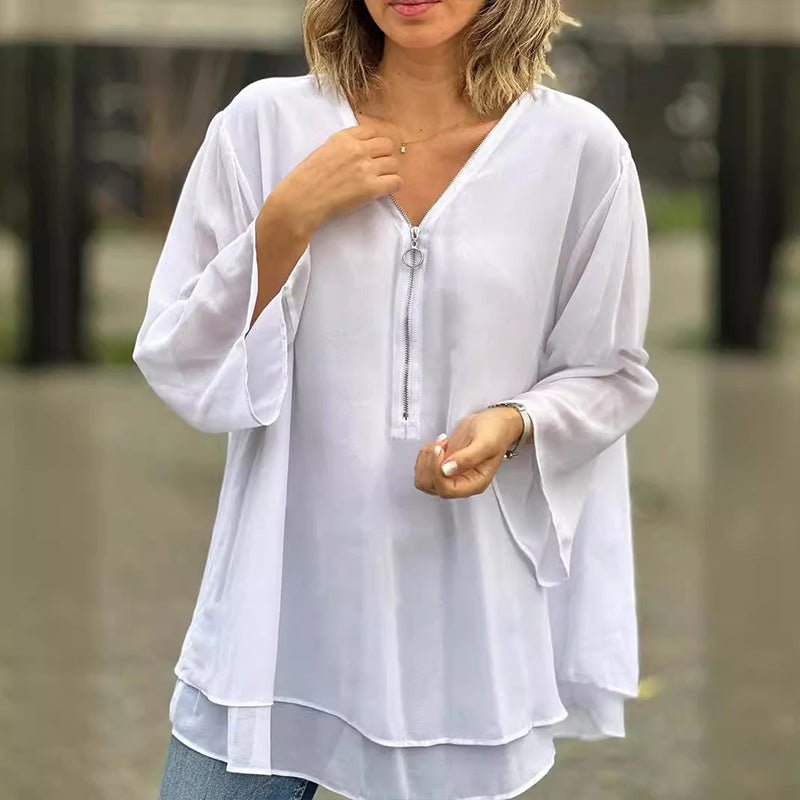 Naia™ – Blusa Cremallera Fresca